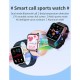 T45s Intelligent Watch Bluetooth-compatible Call Temperature Detection Heart Rate Blood Pressure Oximeter Sports Smartwatch black