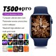 T500+ Pro Smart Watch with 1.75-inch Large Touch-screen Bluetooth Calling Waterproof Sports Fitness Bracelet Blue