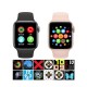 T500 Silicone Smart Watch Music Player Sleep Monitor Blood Pressure Bluetooth Call Watch black