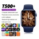 T500+ Smart Watch Bluetooth Calling Touch-screen Music Pedometer Sports Tracker Heart Rate Monitoring Bracelet Blue