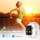 T500+ Smart Watch Bluetooth Calling Touch-screen Music Pedometer Sports Tracker Heart Rate Monitoring Bracelet Black