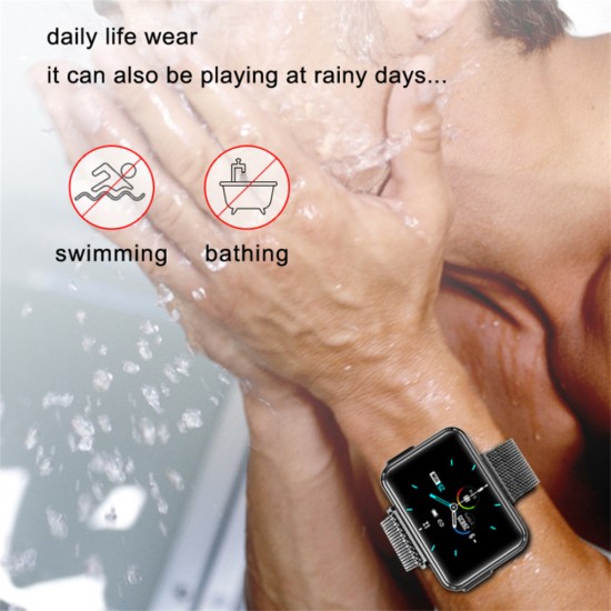 T91 Smart Watch Binaural Bluetooth Headset Heart Rate Sleep Blood Oxygen Detection 1.4-inch Full Touch-screen