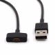 USB Charger for FITBIT Ionic Wristband Fitness Activity Tracker Sync Cable Black