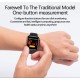 V10 Temperature Smart Watch Smartwatch Fitness Bracelet Activity Tracker Waterproof Heart Rate Monitor white