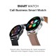 W3  Smart  Watch 1.28inch Full Touch Sport Fitness Watch Ip68 Waterproof Bluetooth-compatible Answer Call Smartwatch Black plate black leather