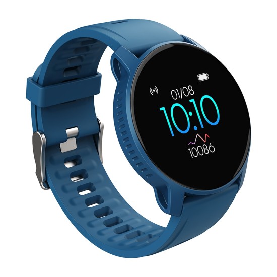 W9 Smart Bracelet Bluetooth Heart Rate Monitor Call Reminder Waterproof Sports Fitness Smartwatch Blue