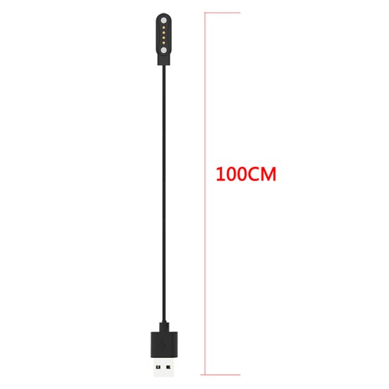 Watch Charging Cable Magnetic Wireless Charger Adapter Line for Ticwatch Gth2 Cxb08 Mobvoi Gth2 Black