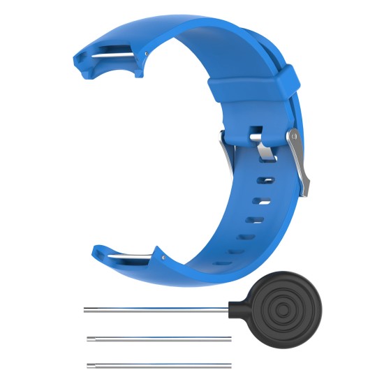 Wrist Band for Garmin Approach S3 GPS Watch Elegant Silicone Watch Strap with Tool Individualized Adjustment blue