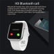 X8 Max Sports Smart Watch Touch-screen Bluetooth Heart Rate Blood Pressure Monitoring Waterproof Fitness Bracelet White