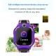 Z6 Children's Phone Watch GPS Flip rotation Location Kids Smartwatch Multifunctions Watch blue