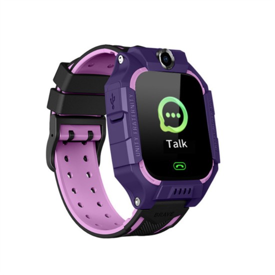 Z6 Kids Smart Watch 1.44-inch Touch-screen Sim Card Smartwatch Waterproof Camera Alarm Clock Purple