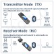 2-IN-1 USB Dongle Bluetooth 5.0 Audio Receiver Transmitter With LCD Display Mini 3.5mm AUX RCA Wireless Adapter As shown