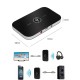 2-in-1 B6 Bluetooth-compatible  5.0  Transmitter Receiver 3.5mm Aux Music Clear Sound Wireless Audio Adapter For Mp3 Mp4 Tv Pc black