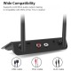 2-in-1 CSR Audio Adapter Bluetooth 5.0 Wireless Receiving and Transmittin black