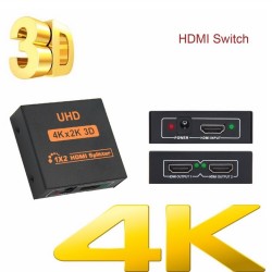 4k*2k HDMI Splitter Full HD 1080p Video HDMI Switch Switcher  European plug