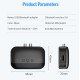 B20 Bluetooth Adapter NFC 5.0 Bluetooth Receiver AUX Jack USB Smart Audio Playback Wireless Stereo Adapter Car Speaker black