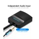 Black VGA to HDMI Converter with Audio HD Adapter Cable Computer TV Projector Video Adapter ABS 0.15m