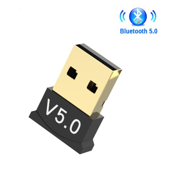 Bluetooth 5.0 Adapter Transmitter Bluetooth Receiver Audio Bluetooth Dongle Wireless USB Adapter for Computer PC Laptop Bluetooth