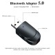 Bluetooth 5.0 Audio Receiver Transmitter Mini Stereo Bluetooth USB 3.5mm Jack For TV PC Car Kit Wireless Adapter black