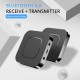 Bluetooth Wireless Audio Transmitter and Receiver AUX / RCA Compatible Adapter Headphone Player black