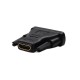 HDMI Female to DVI Male (24+1 pin) Adapter black