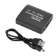 Mini AV to HDMI Video Converter Box 1080P CVBS RCA AV to HDMI Adapter for HDTV TV PS3 PS4 PC DVD Xbox Projector black