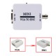 Mini HD VGA to BNC Video Converter Box Composite VGA to BNC Adapter Conversor Digital Switcher Box for HDTV Monitor white