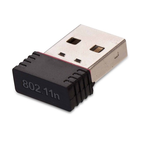 Mini USB WiFi Dongle 802.11 B/G/N Wireless Network Adapter for Laptop PC UK As shown