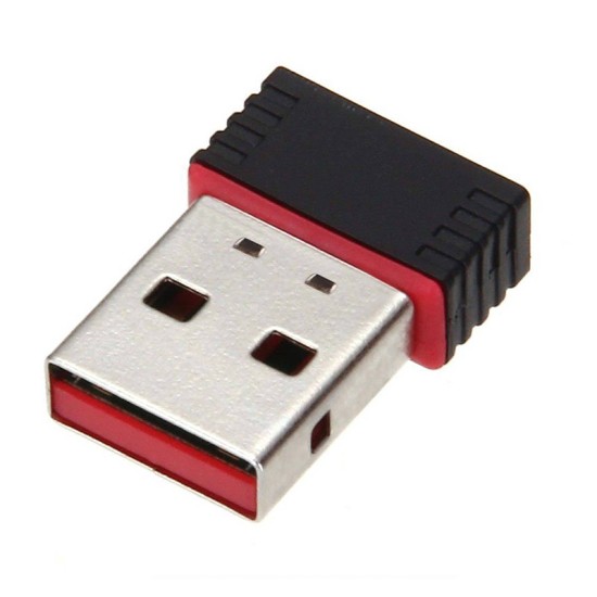 Mini USB WiFi Dongle 802.11 B/G/N Wireless Network Adapter for Laptop PC UK As shown