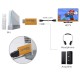 Wii to HDMI Converter Support Full HD 720P 1080P 3.5mm Audio Adapter for HDTV Wii Converter yellow