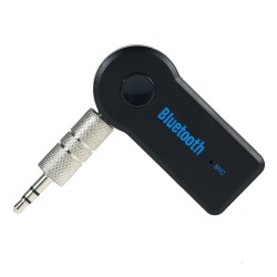 Wireless Bluetooth 3.5mm Car Aux Audio Stereo Music Receiver Adapter with Mic For PC Version B