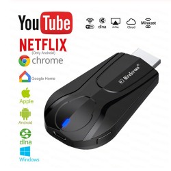 Wireless Wifi Display Receiver Airplay HDMI Dongle TV Stick Miracast Adapter for Chromecast Mirror Box for ios Android black