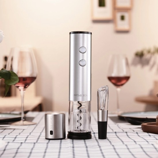 Original XIAOMI Mijia Circle Joy Electric Bottle Opener Stainless Steel Wine Stopper Wine Decanter Wine Set from Xiaomi Smart Home Black