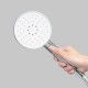 Original XIAOMI Mijia Dabai Diiib 3 Modes Handheld Shower Head Set 360 Degree 120mm 53 Water Hole with PVC Powerful Massage Shower Silver