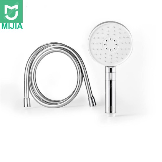 Original XIAOMI Mijia Dabai Diiib 3 Modes Handheld Shower Head Set 360 Degree 120mm 53 Water Hole with PVC Powerful Massage Shower Silver