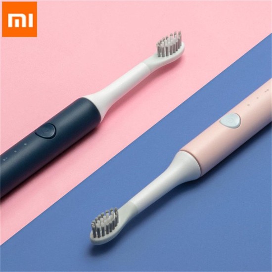 Original XIAOMI Mijia SO WHITE Sonic Electric Toothbrush Portable IPX7 Waterproof Deep Clean Inductive Rechargeable - Blue