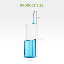 Original XIAOMI Youpin SOOCAS W3 Oral Irrigator Portable Water Dental Flosser Water Jet Cleaning Tooth Denture Cleaner Teeth Brush Blue